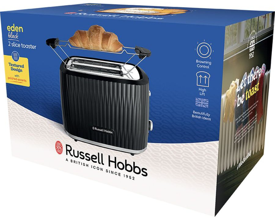 Тостер Russell Hobbs 27371-56 черный купить,NaN