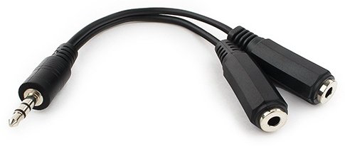 Переходник Cablexpert 3.5 mm jack - 3.5 mm jack 0.1 м