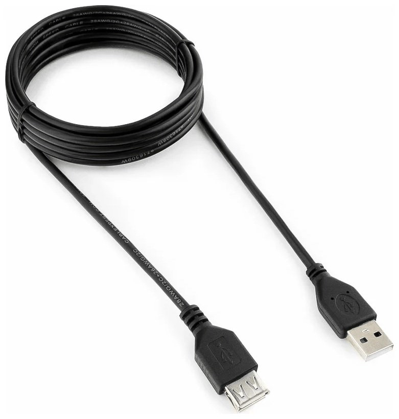 Кабель Cablexpert USB 2.0 A - USB Type-A 3 м CCP-USB2-AMAF-10 купить,NaN