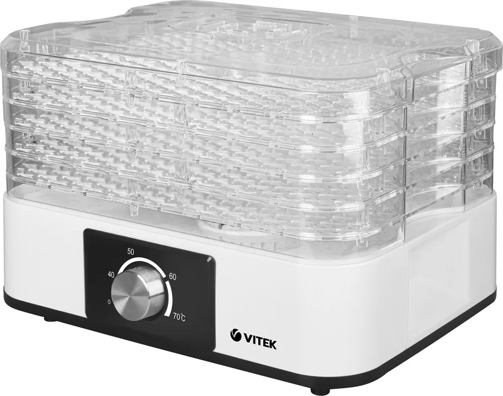 Сушилка для овощей и фруктов Vitek VT-5067 серебристая купить,NaN