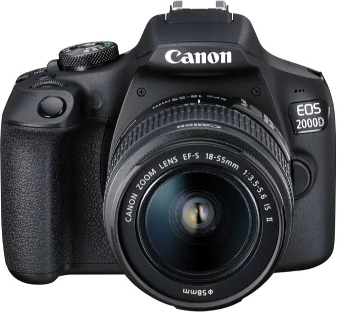 Фотокамера Canon EOS 2000D kit EF-s 18-55mm f/3.5-5.6 III черный
