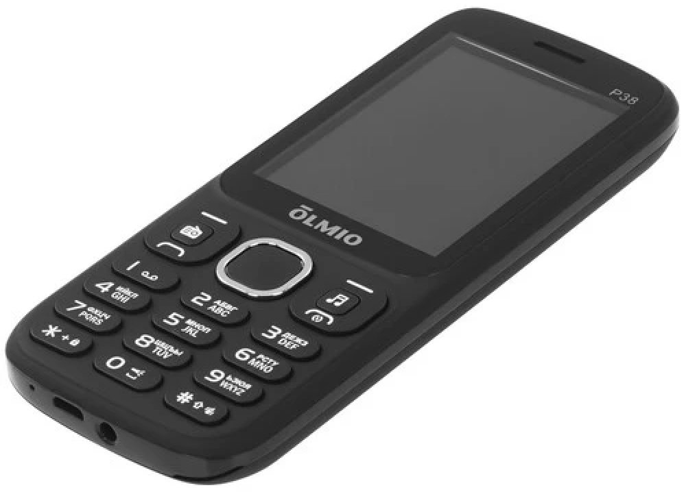 Мобильный телефон OLMIO P38 черный - ForteMarket Мобильный телефон OLMIO P38 черный купить,0