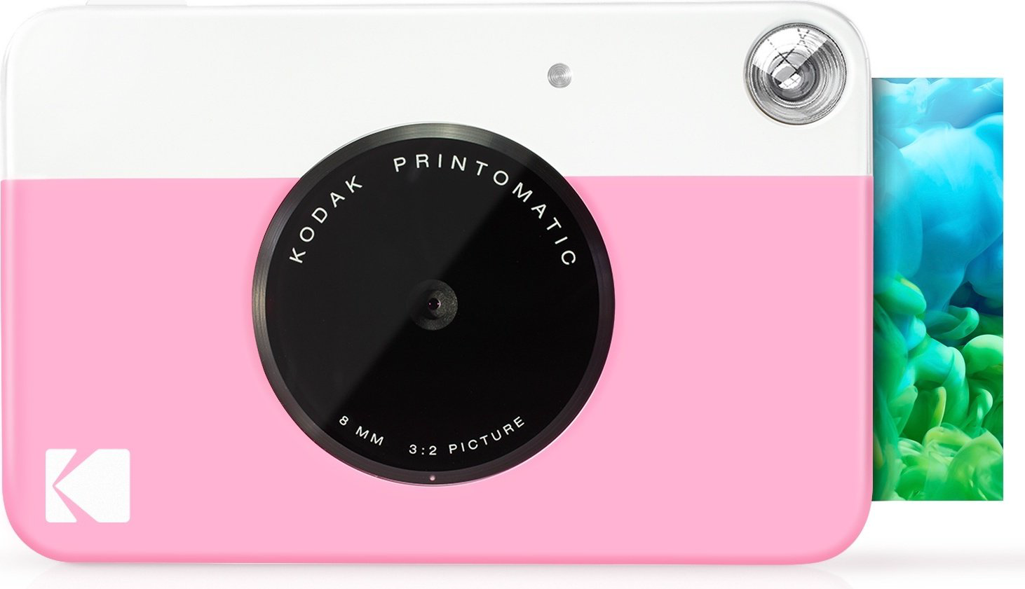 Фотокамера моментальной печати Kodak PRINTOMATIC розовый + фотобумага 2х3 Kodak ZINK 20 шт купить,NaN