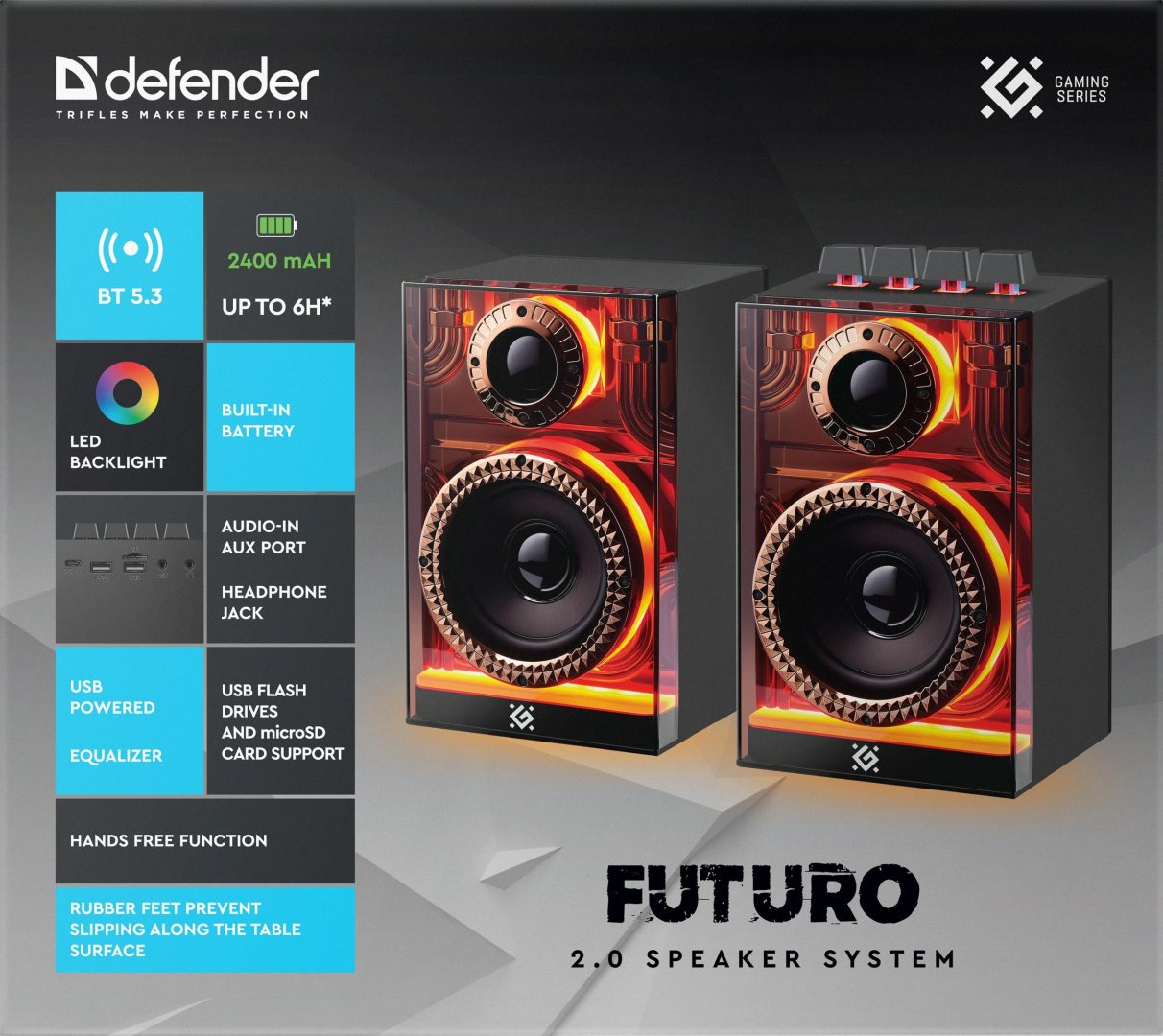 Акустическая система Defender Futuro - ForteMarket Акустическая система Defender Futuro купить,0
