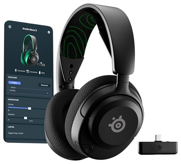 Наушники SteelSeries Arctis Nova 5X черный - ForteMarket Наушники SteelSeries Arctis Nova 5X черный купить,0