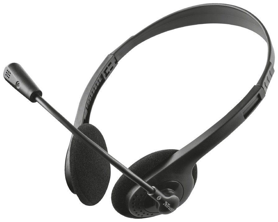 Trust Primo Chat Headset 11916 черный купить,NaN