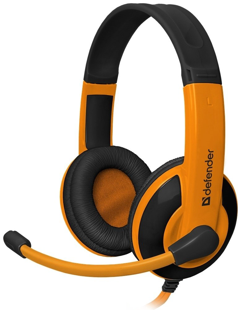 Наушники Defender Warhead G-1201 оранжевый