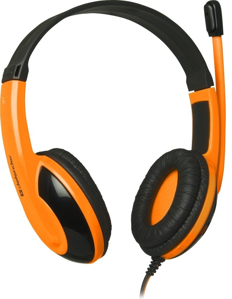 Наушники Defender Warhead G-1201 оранжевый