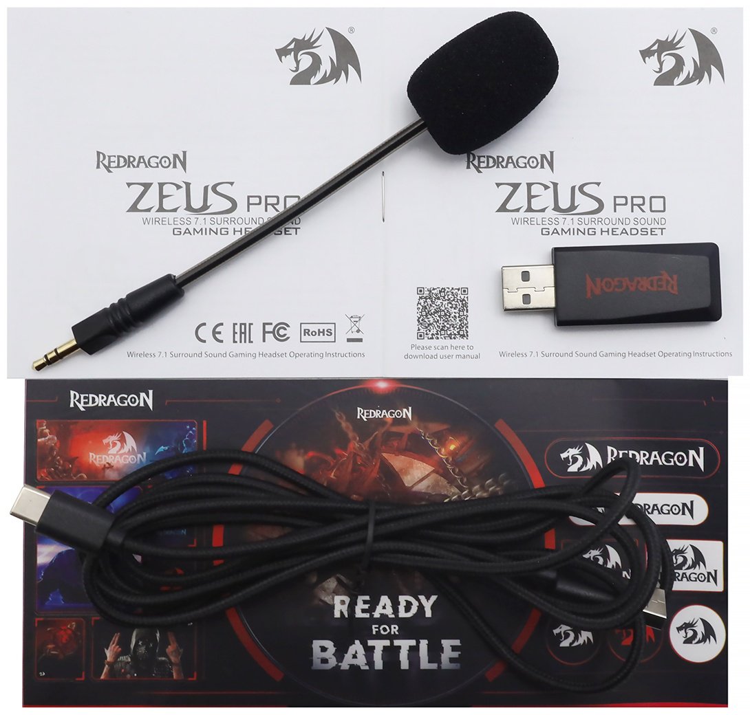 Наушники Redragon Zeus Pro 71880 черный купить,0