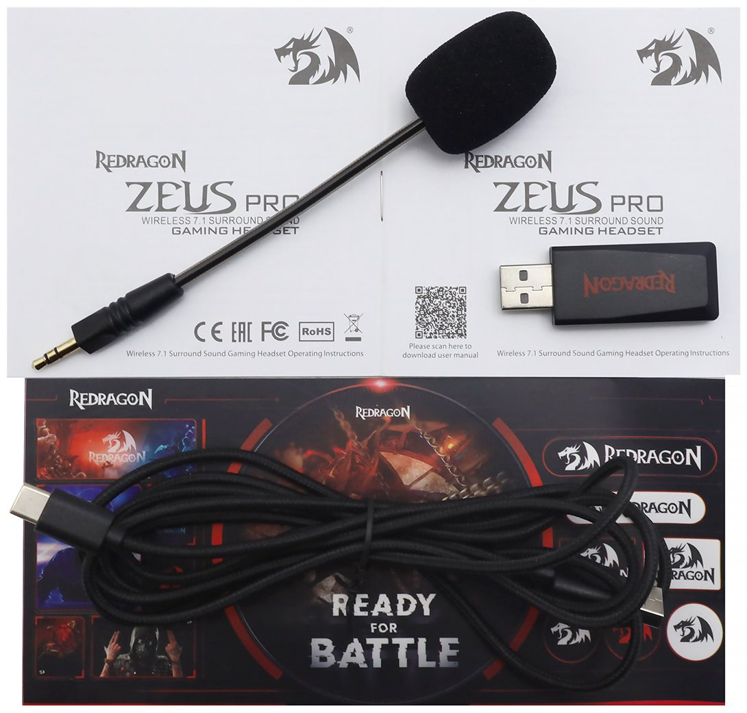 Наушники Redragon Zeus Pro 71880 черный купить,NaN
