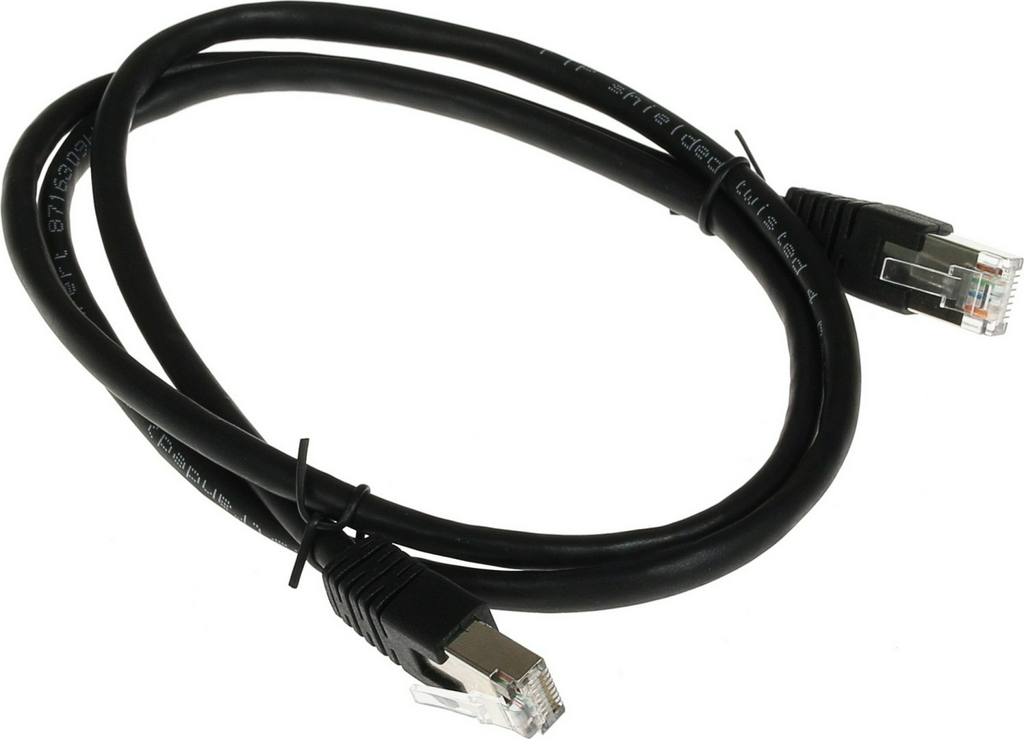 Кабель Cablexpert RJ-45 - RJ-45 1 м PP6-1M/BK