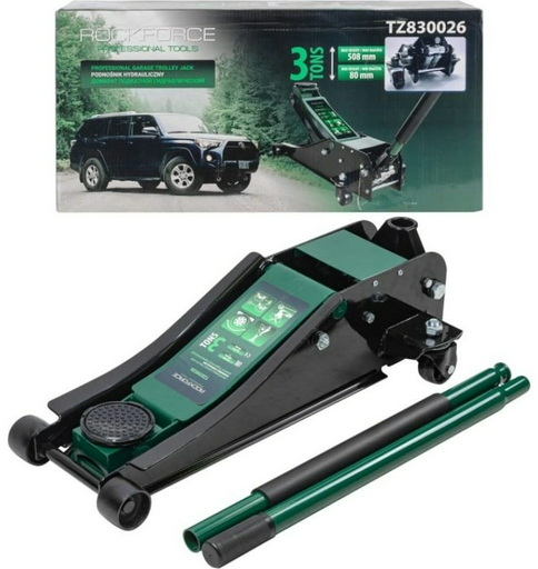 ROCKFORCE домкрат подкатной RF-TZ830026 3 т