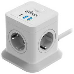 Сетевой фильтр Ritmix RM-242C 2 м
