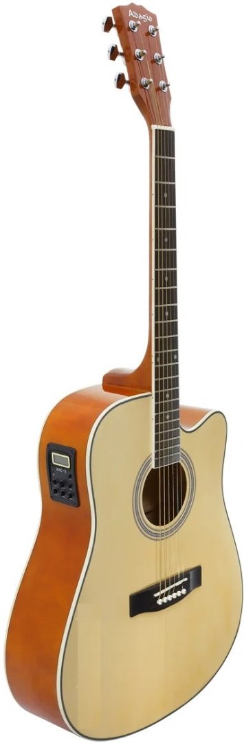 Электроакустическая гитара Adagio MDF4171CEN бежевая