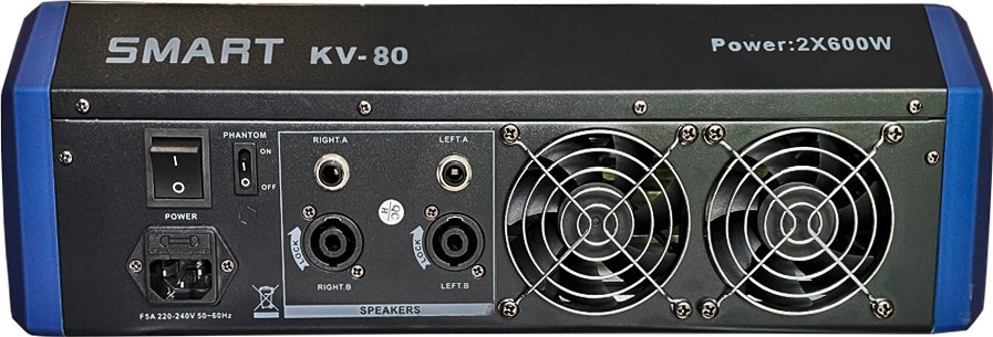 Микшерный пульт Smart KV-80 серый - ForteMarket Микшерный пульт Smart KV-80 серый купить,0