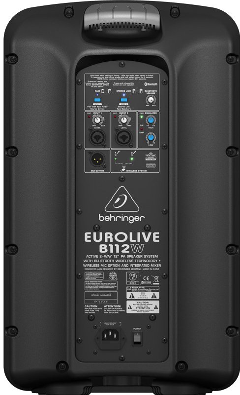 Акустическая система Behringer Eurolive B112W черная