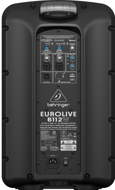 Акустическая система Behringer Eurolive B112W черная