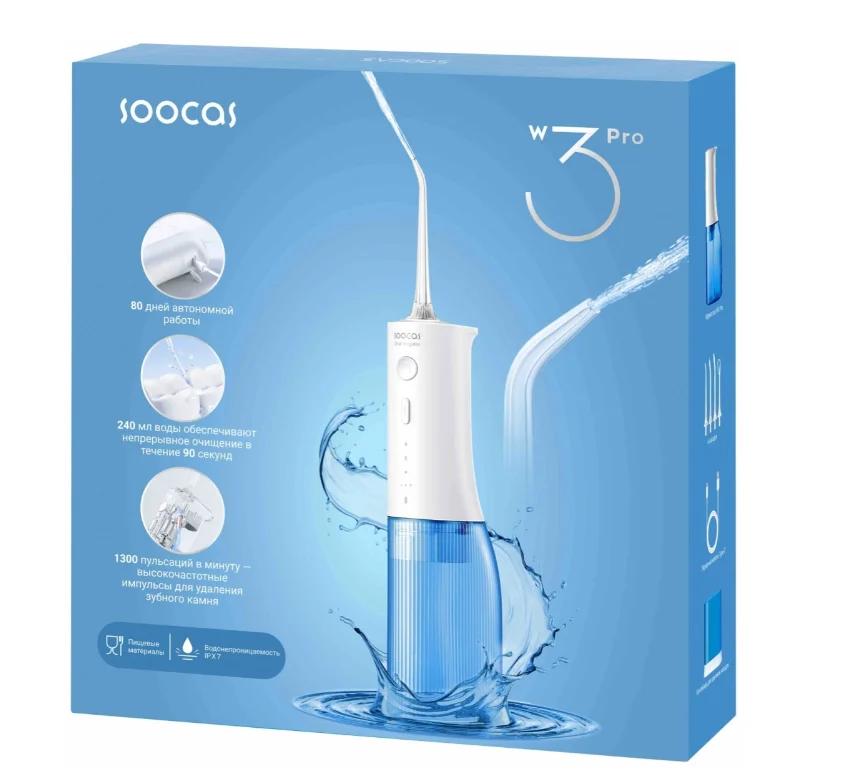 Ирригатор Soocas W3 Pro белый купить,NaN