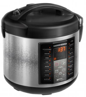 Мультиварка Redmond RMC-M42S черно-серебристая купить,NaN