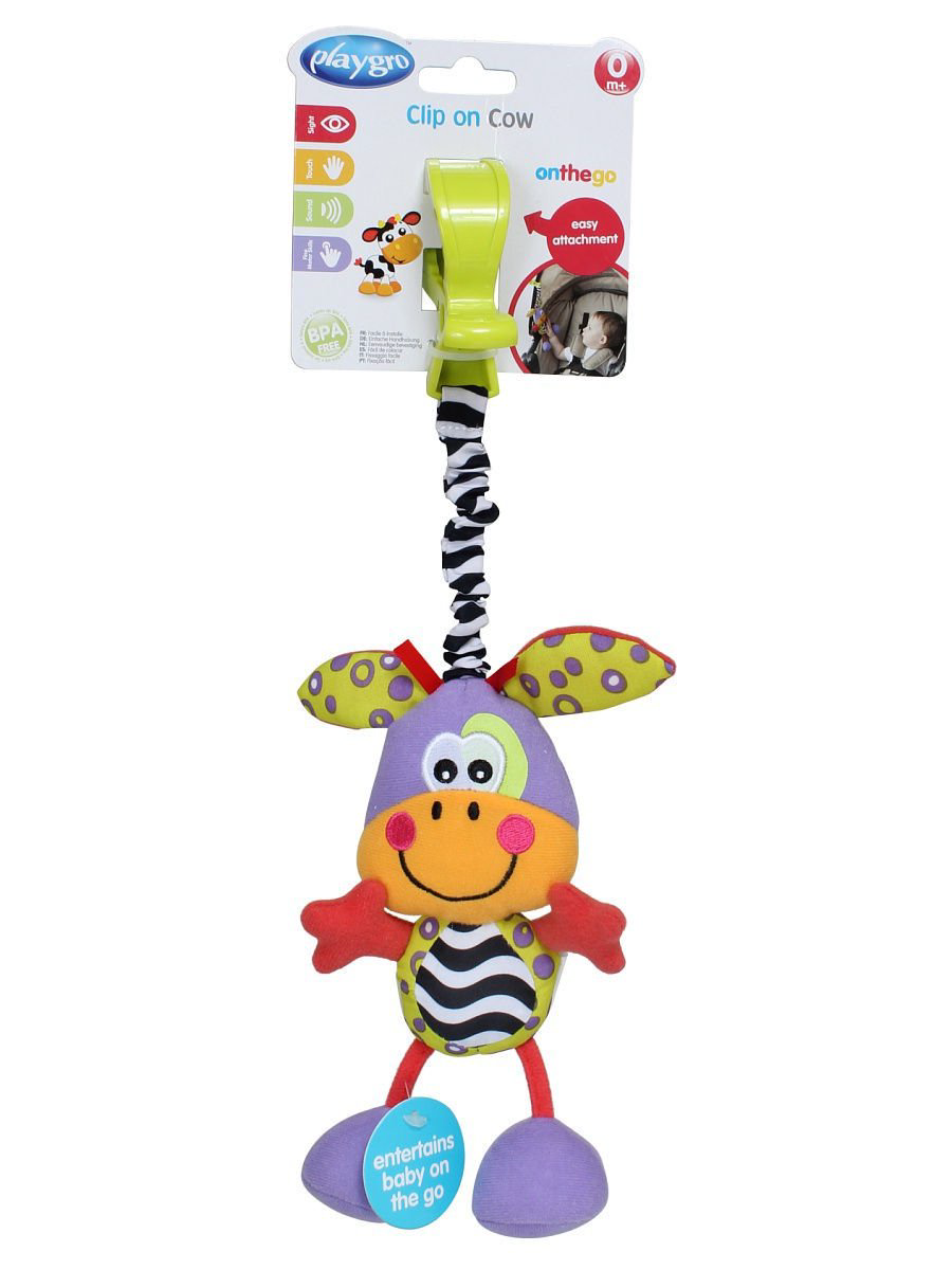 Игрушка-подвеска Playgro Корова купить,NaN