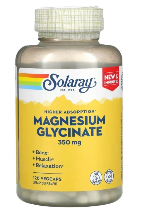 Solaray Magnesium Glycinate 350 мг 240 капсул купить,NaN