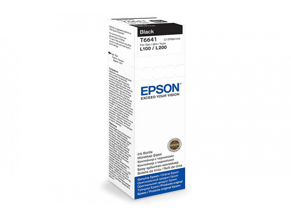 Чернила Epson 664 C13T66414A черная