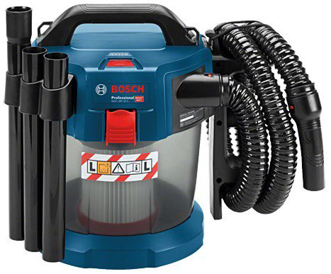 Пылесос строительный Bosch GAS 18V-10 L синий