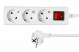Сетевой фильтр 2Е 3XSCHUKO 1.8м белый