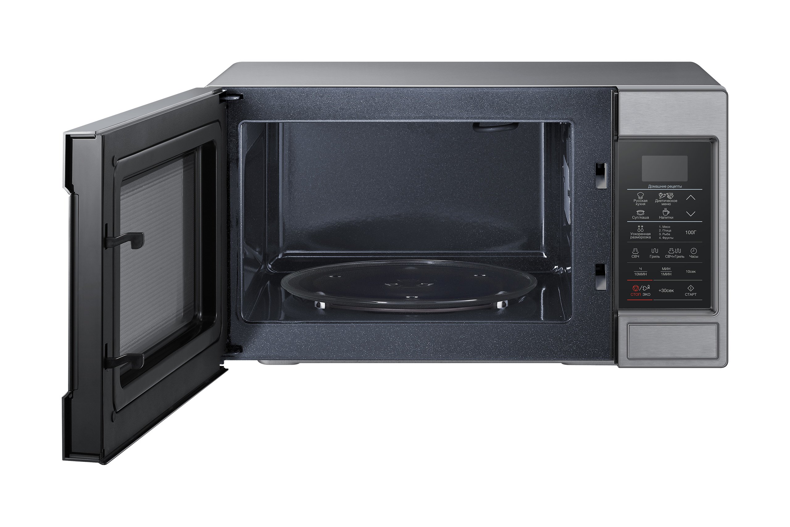 Микроволновая печь Samsung GE83MRTS BW серебристый