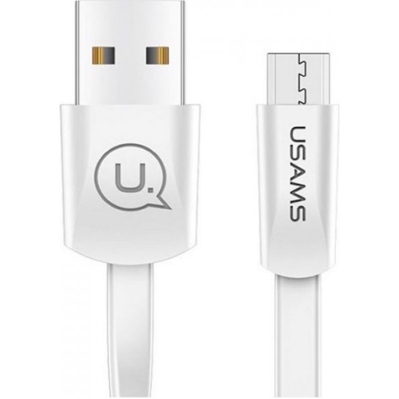 Кабель Usams SJ201MIC02 1.2м белый