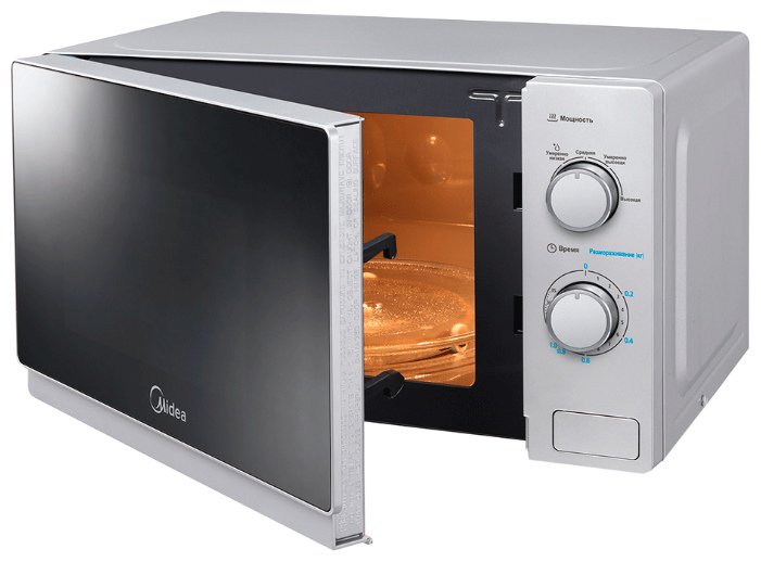 Микроволновая печь Midea MM720C4E-S серебристая  купить,NaN