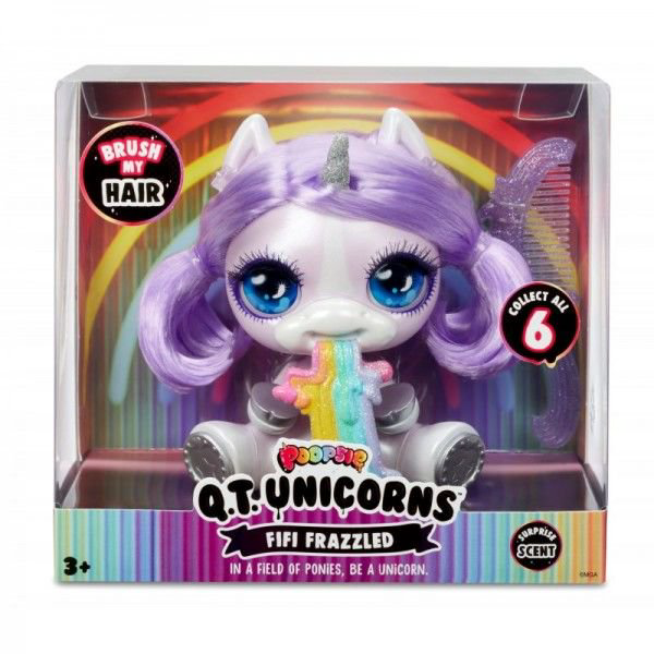 Фигурка Poopsie Fifi Frazzled Единорог с волосами фиолетовая купить,NaN