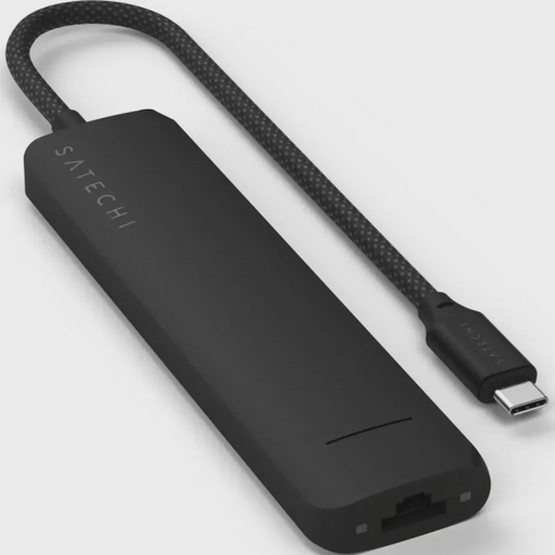 Адаптер Satechi 7-in-1 USB-C Slim Multiport with Ethernet Black