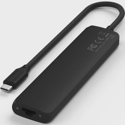 Адаптер Satechi 7-in-1 USB-C Slim Multiport with Ethernet Black
