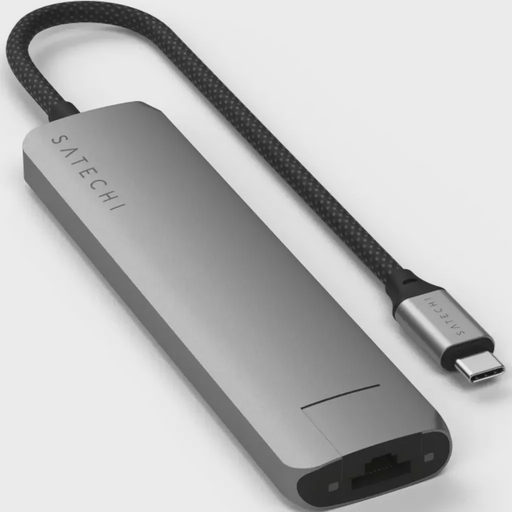 Адаптер Satechi 7-in-1 USB-C Slim Multiport with Ethernet Space Grey