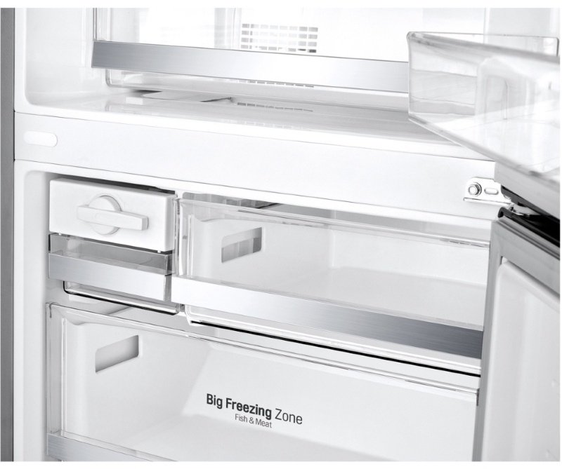 Холодильник LG GC-B569PMCZ серебристый купить,0