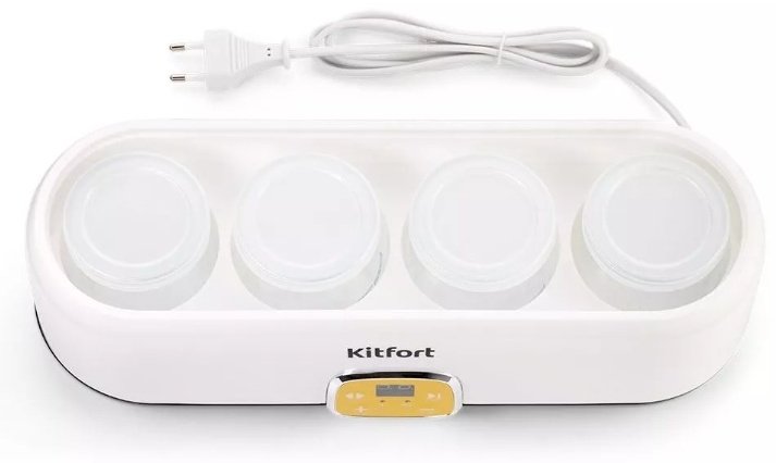 Йогуртница Kitfort КТ-6038 белый - ForteMarket Йогуртница Kitfort КТ-6038 белый купить,0