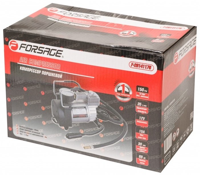 Автокомпрессор Forsage поршневый F-20141175 купить,0