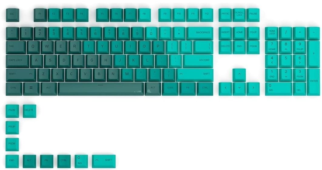 Кейкапы для клавиатуры GLORIOUS GLO-KC-GPBT-CO зеленый
