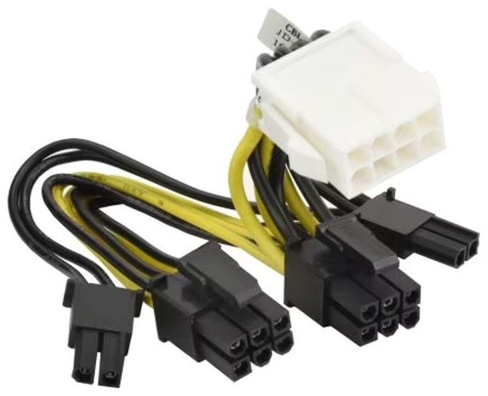 Кабель Supermicro CBL-PWEX-1040 6+2-pin (PCI-E)
