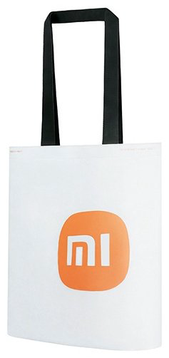Сумка шоппер Xiaomi текстиль, хлопок белый купить,NaN
