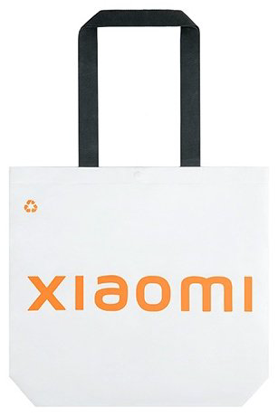 Сумка шоппер Xiaomi текстиль, хлопок белый купить,NaN