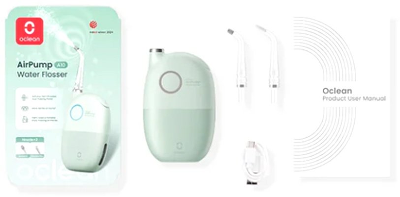 Oclean ирригатор Oral Irrigator А10 C02000059 импульсный емкость 45 мл купить,0