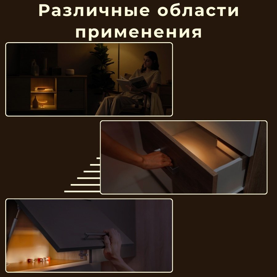 Xiaomi умный ночник YLCTD001 Yeelight Drawer Light YLCTD001, пластик - ForteMarket Xiaomi умный ночник YLCTD001 Yeelight Drawer Light YLCTD001, пластик купить,0