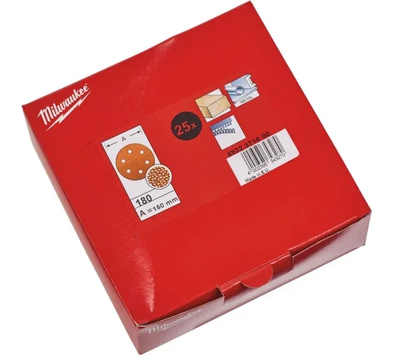 Круг шлифовальный Milwaukee 4932371600 150мм 25шт купить,0