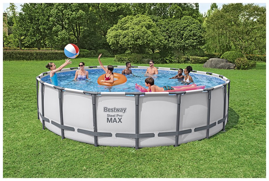 Бассейн каркасный Bestway 561FM, 610x610x132 см - ForteMarket Бассейн каркасный Bestway 561FM, 610x610x132 см купить,0