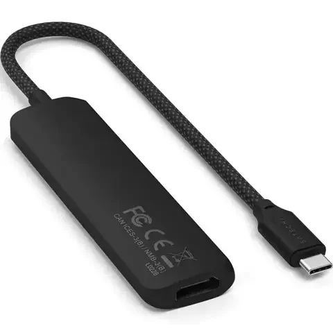 Адаптер Satechi 4-in-1 USB-C Slim Multiport 4K Black