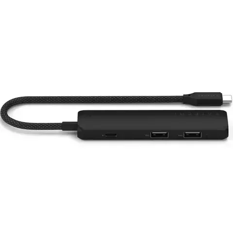 Адаптер Satechi 4-in-1 USB-C Slim Multiport 4K Black
