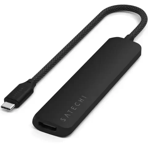 Адаптер Satechi 6-in-1 USB-C Slim Multiport Black