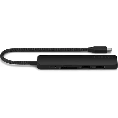 Адаптер Satechi 6-in-1 USB-C Slim Multiport Black